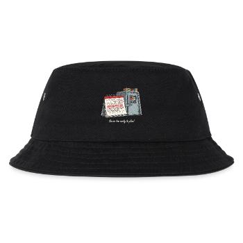 Apokalypse Day - Plan B für den Notfall - Kinder Bucket Hat - Schwarz - Vorne