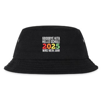Kita Farewell First Grade School Enrollment 2025 - Kids’ Bucket Hat - black - Front
