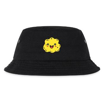 Niedliches und buntes Biskuit-Schwamm-Design - Kinder Bucket Hat - Schwarz - Vorne