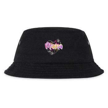 Mama - Kinder Bucket Hat - Schwarz - Vorne