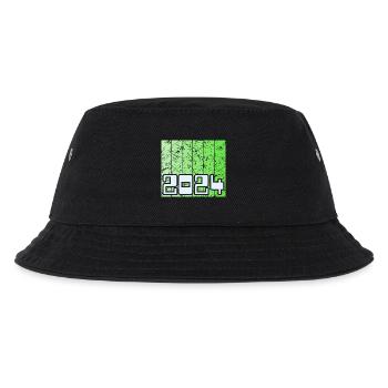 2024 - Kinder Bucket Hat - Schwarz - Vorne