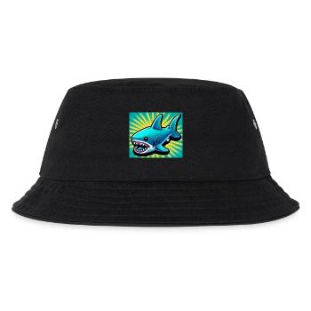 Hai - Kinder Bucket Hat - Schwarz - Vorne