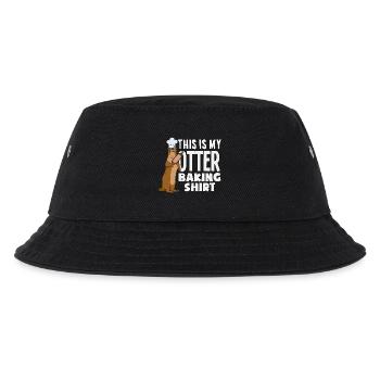 Seeotter Cartoon Backen Shirt - Kinder Bucket Hat - Schwarz - Vorne