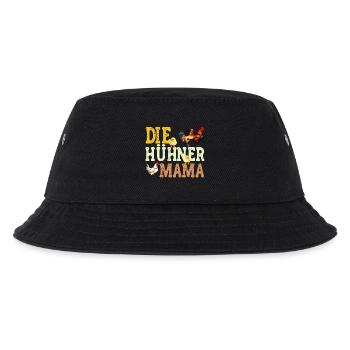 Die Hühner Mama Muttertag Mutterschaft Mama - Kinder Bucket Hat - Schwarz - Vorne