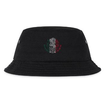 Mexikanisches Wappen - Kinder Bucket Hat - Schwarz - Vorne