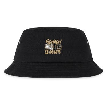 Schach Legende - Kinder Bucket Hat - Schwarz - Vorne