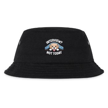 Fauler Labrador, verschlafener Welpe - Kinder Bucket Hat - Schwarz - Vorne