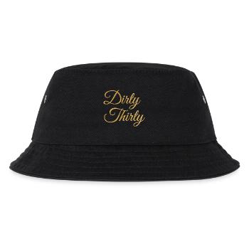 Dirty Thirty Flirty DTF 30. Geburtstag - Kinder Bucket Hat - Schwarz - Vorne