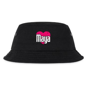 J’aime Maya Cœur Rose J’aime Maya - Bob Enfant - noir - Devant