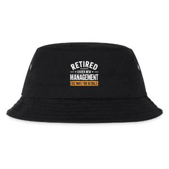 Ruhestand unter neuer Leitung - Kinder Bucket Hat - Schwarz - Vorne