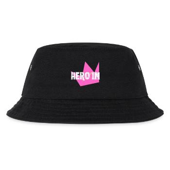 heroine - Kids’ Bucket Hat - black - Front