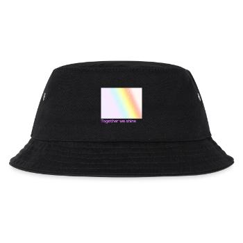Pride / CSD / LGBTQ+ Design "together we shine" - Kids’ Bucket Hat - black - Front