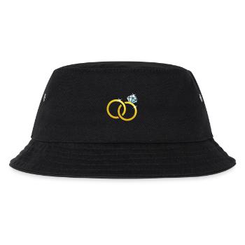 Bagues de mariage en or avec diamant - Bob Enfant - noir - Devant