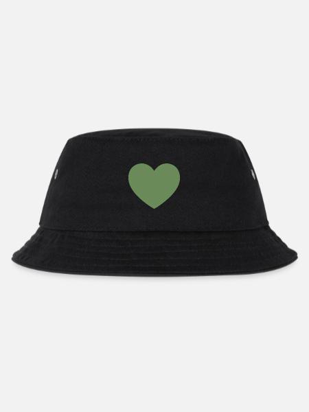 Cadeau de la Saint-Valentin vert cœur vert - Bob Enfant - noir