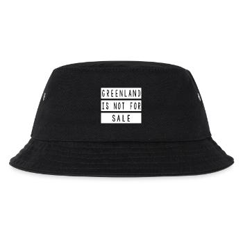 Greenland Is Not For Sale - Kids’ Bucket Hat - black - Front