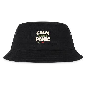 Ruhe Schlägt Panikbereitschaft, Lebensstil, - Kinder Bucket Hat - Schwarz - Vorne