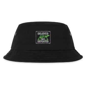 Reiseangst-humor, Flughafen-chaos, Fliegen Ist - Kinder Bucket Hat - Schwarz - Vorne