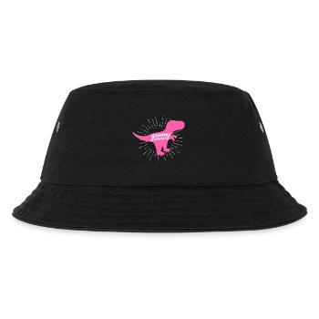 Grannysaurus T-Rex Dinosaurier Lustige Granny Nan - Kinder Bucket Hat - Schwarz - Vorne