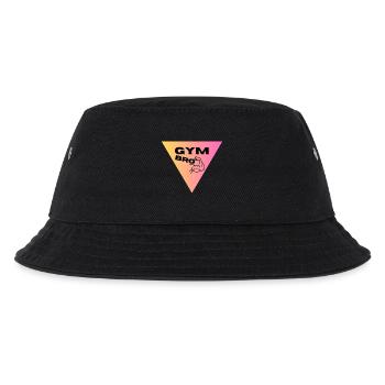  Muskel-Logo Triangel - Kinder Bucket Hat - Schwarz - Vorne