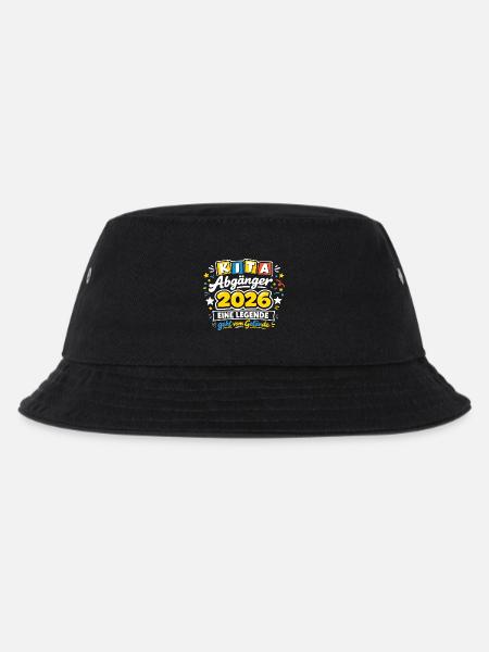 Kita Abgänger 2026 Legende Geht Vom Gelände - Kinder Bucket Hat - Schwarz