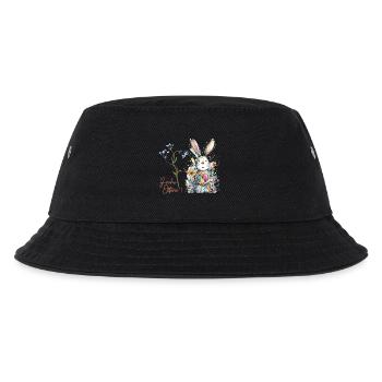 Lapin de Pâques avec des œufs colorés - Bob Enfant - noir - Devant