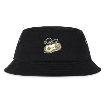 Retro Game Controller Graphics - Kids’ Bucket Hat - black - Front