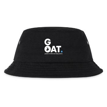 GOAT Snack Saying - Kids’ Bucket Hat - black - Front