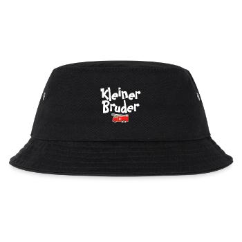 Kleiner Bruder Feuerwehrheld - Kinder Bucket Hat - Schwarz - Vorne