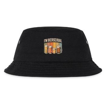 I'm Beersexual Funny Beer Drinking Humor Quote - Kids’ Bucket Hat - black - Front