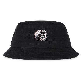 Autoreifen Tuning Drift Motorsport Design   - Kinder Bucket Hat - Schwarz - Vorne