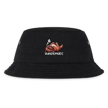Hundemüde Bordeaux Dogge Bordeauxs Bordeaux Doggen - Kinder Bucket Hat - Schwarz - Vorne