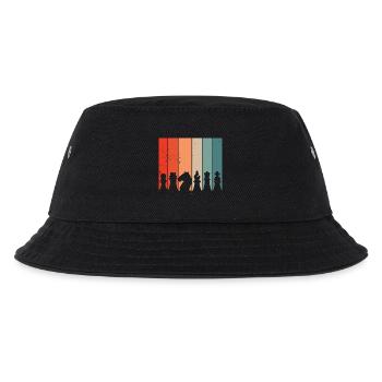 Chess Retro - Kids’ Bucket Hat - black - Front