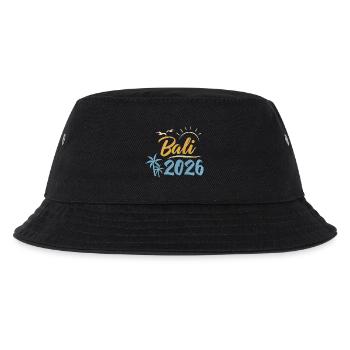 Bali 2026 - Kinder Bucket Hat - Schwarz - Vorne