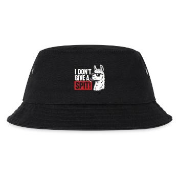 I Don't Give A Spit Lama Saying Shirt - Kids’ Bucket Hat - black - Front