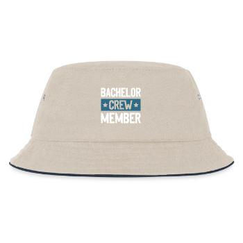 Bachelor Crew - Kids’ Bucket Hat - ecru/navy - Front