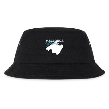 Palma Mallorca Schriftzug Modern Brush Style - Kinder Bucket Hat - Schwarz - Vorne