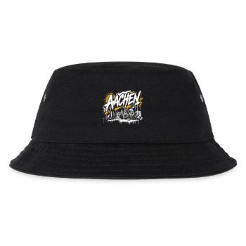 München Graffiti Skyline - Kinder Bucket Hat - Schwarz - Vorne