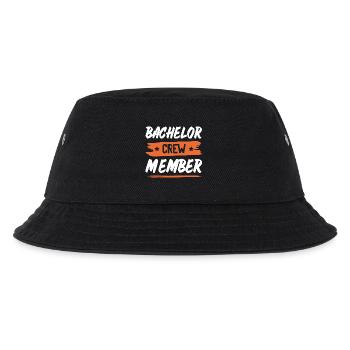 Bachelor Crew - Kinder Bucket Hat - Schwarz - Vorne
