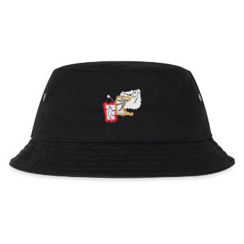 Dynamischer Ballspieler - Kinder Bucket Hat - Schwarz - Vorne