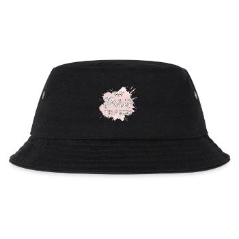 Paris Trip 2026 Krone - Kinder Bucket Hat - Schwarz - Vorne