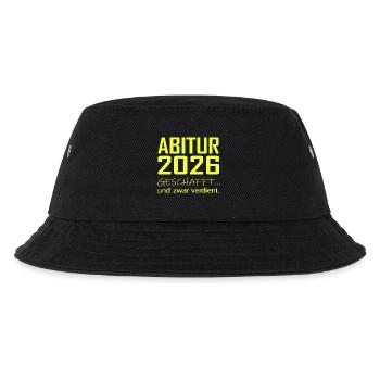 Abitur 2026 - Kinder Bucket Hat - Schwarz - Vorne
