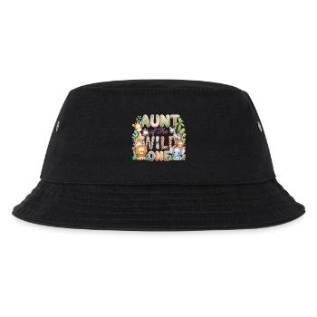 Tante des Wilden - Kinder Bucket Hat - Schwarz - Vorne