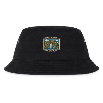 Bosnien und Herzegowina Jajce Vintage Reisemarke - Kinder Bucket Hat - Schwarz - Vorne