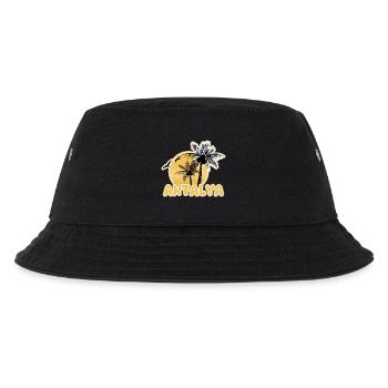 Strand Antalya - Kinder Bucket Hat - Schwarz - Vorne