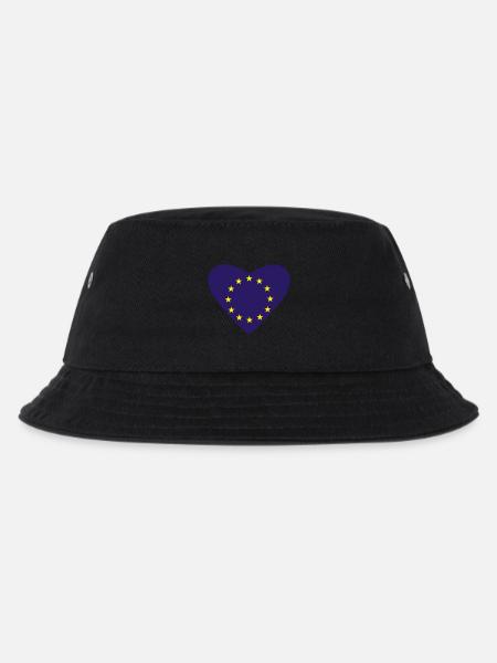 Liebe Europa - Kinder Bucket Hat - Schwarz