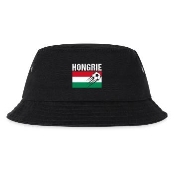 Drapeau Hongrie cadeau football foot hongrois - Bob Enfant - noir - Devant