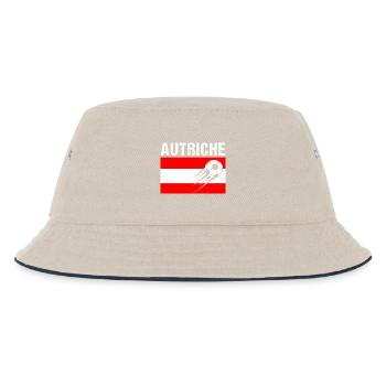 Austria Flag Austrian Football Gift - Kids’ Bucket Hat - ecru/navy - Front