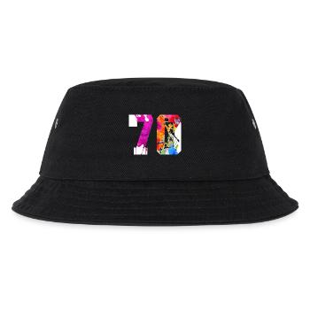 70TH BIRTHDAY BASKETBALL NUMBER 70 - Kids’ Bucket Hat - black - Front