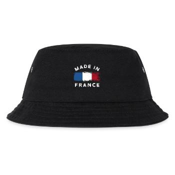 Fabriqué en France - Drapeau France - Bob Enfant - noir - Devant