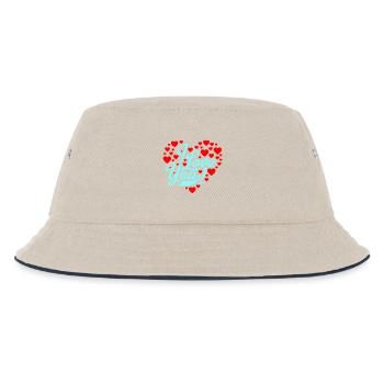 i love you - Kids’ Bucket Hat - ecru/navy - Front